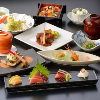 [午餐怀石料理]享受正宗日本料理的怀石料理套餐[4,400日元]～本月的菜单～