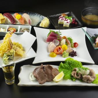 ★宴會! ◆龍宮城套餐◆<共8道菜> | 6,000日圓（含稅）+2小時無限暢飲