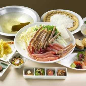 Online publication only Crab shabu course ◆<8 items in total>