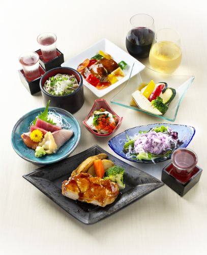 2Ｈ飲み放題付コース4500円～！宴会・歓送迎会に2名様～