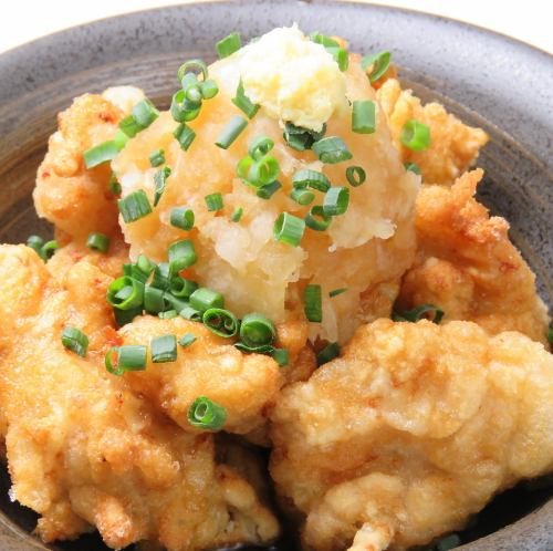 Grated chicken tempura