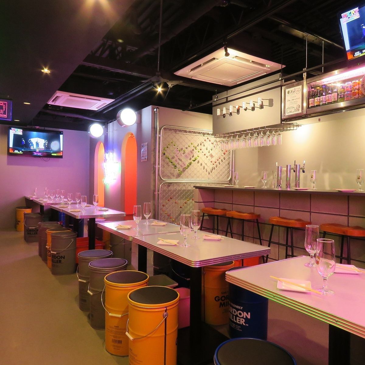 ソウルの夜をイメージしたカワイイ店内♪サムギョプサルが人気の韓国料理バブの２号店