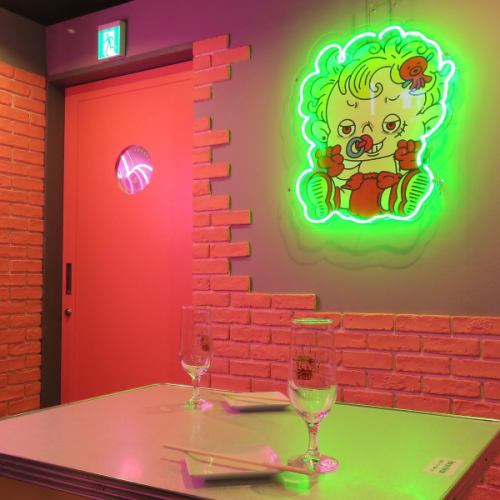餐桌座位♪在我們時尚的韓國空間享受美味的韓國料理♪請使用它！[梅田#韓國料理#包間#生日#肉食#無限量吃和喝#Samgyeopsal #肉壽司#Yukke壽司#Nabe# Motsunabe #烤肉#奶酪#]