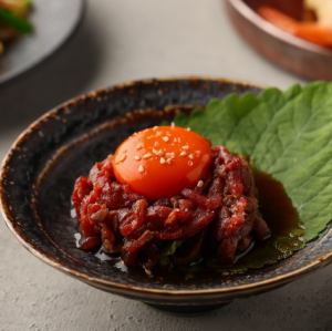 소고기 구이 육회