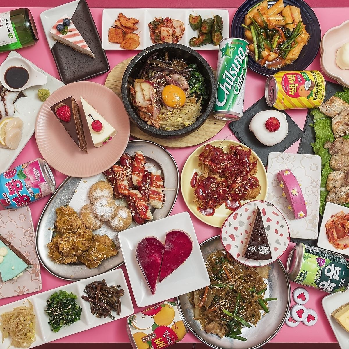 【僅限午餐】蛋糕自助餐等100種菜無限暢飲♪3000日圓！