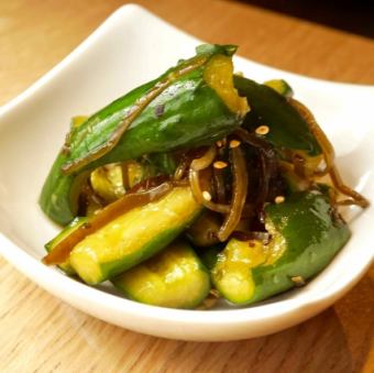 たたきキュウリ