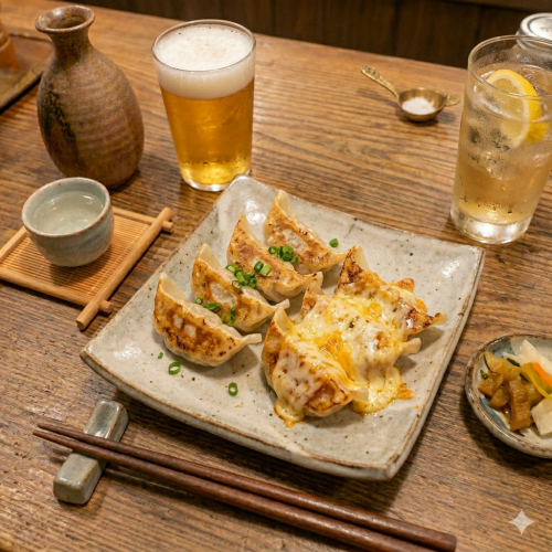 【ふっくらジューシー】餃子5個◆＋100円(税込)でとろけるチーズ餃子に変更可能