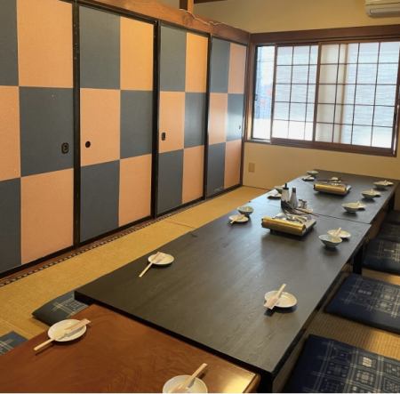 [2F] The tatami room can be divided into seats for 7 to 12 people! Banquets can be held as private rooms.If you have decided on the menu you would like to order, you can mention it when you call or in the notes section when making a reservation.