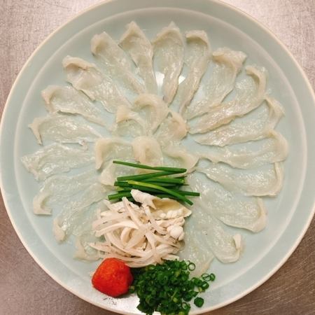 [Food only] 7-dish, tiger pufferfish course 7,500 yen → 7,000 yen