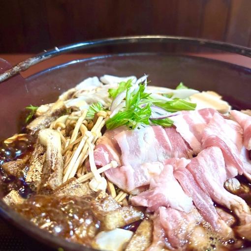 【음방 포함】고리야마 블랙 냄비 코스 9품 5000엔(부가세 포함)