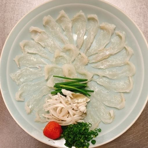 【料理のみ】とらふぐコース7500円