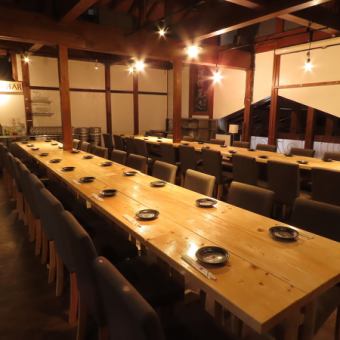 [15 to 45 people] The second floor can also be reserved for private use! Please feel free to contact us for welcome/farewell parties, New Year's parties, after-parties, etc.! We are currently accepting reservations for special plans! *Please contact us for parties of around 50 people!