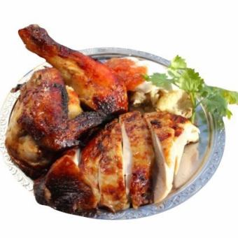 Bokukuni Rotating Chicken: Half a chicken (1 serving)/One chicken (2~3 servings)