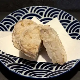 蓮藕蝦餃烤製