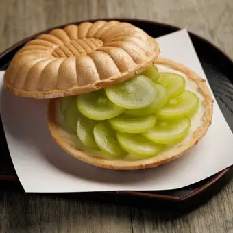 最中（日式甜點），用當季水果製成