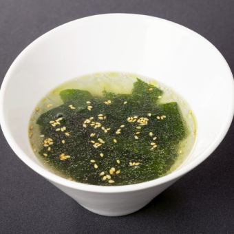 裙帶菜湯