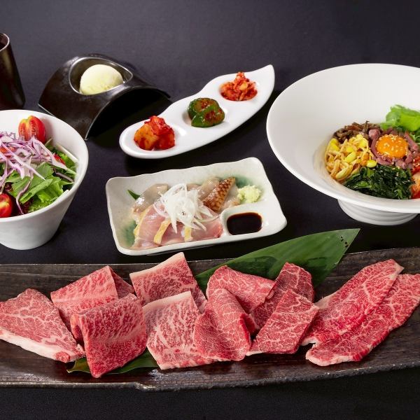 【◇特選赤身フルコース◇】ヒレ肉を中心に、お肉の旨味が強い部位を厳選してご提供