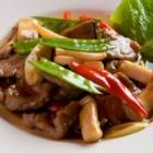 Stir fried beef with oyster sauce