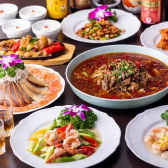 【飲み放題付】夏限定！天使海老や旬の空芯菜など、赤麻婆豆腐を堪能コース☆5060円→4500円