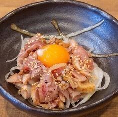 【人気！】とり塩ユッケ