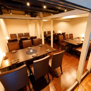 Perfect for special occasions such as large banquets, drinking parties, thank-you parties, etc. ◎ We will prepare banquet private rooms according to the number of people! Spacious banquet private rooms are made without any cramped feeling. You can relax and stretch your legs! Please do not worry about the surroundings ♪ Please feel free to contact us by phone for consultation on seats and wishes!