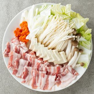 国産豚しゃぶ 1人前