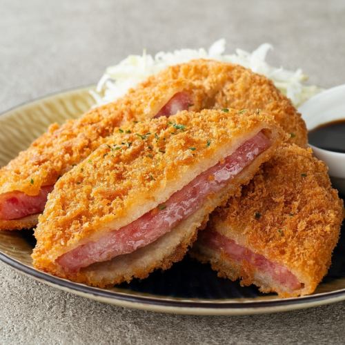 懐かしハムカツ