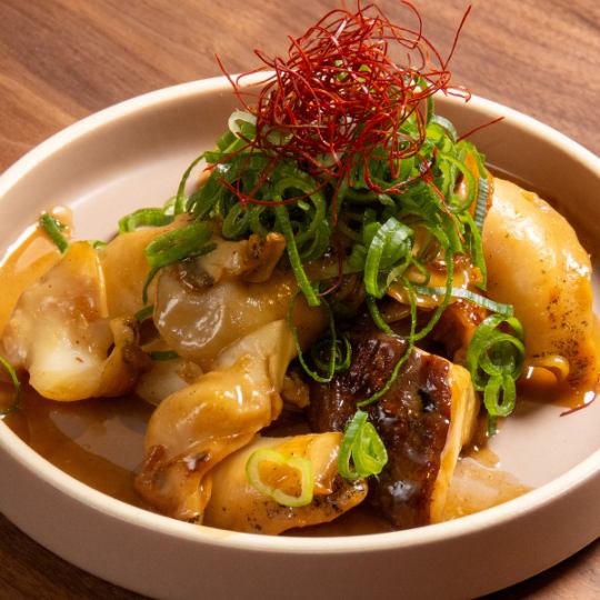 つぶ貝と椎茸のバターソテー