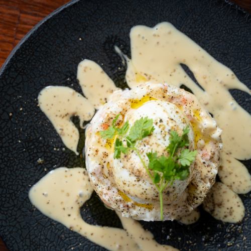 トリュフ香る半熟卵のポテトサラダ