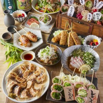 コスパ最強コース「意気投合」※祝日・祝前日除く日～木限定。2時間飲み放題付8品3500円