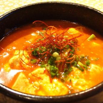 spicy tofu jjigae