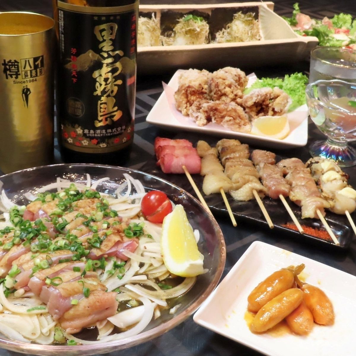 2H飲み放題つきコースは6品のご提供♪その他コースもあります！