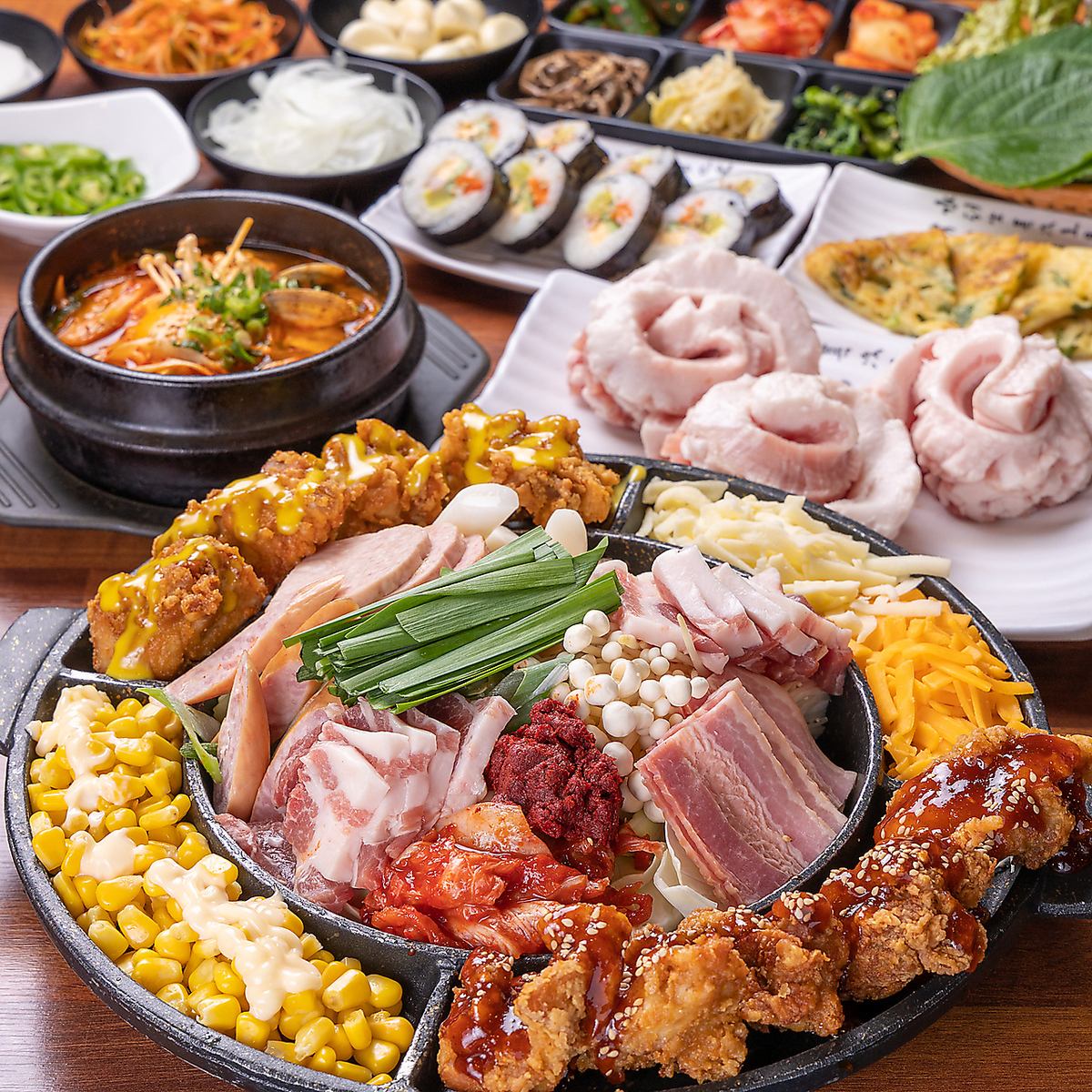 All-you-can-eat plan including samgyeopsal and UFO fondue starting from 2,980 yen☆