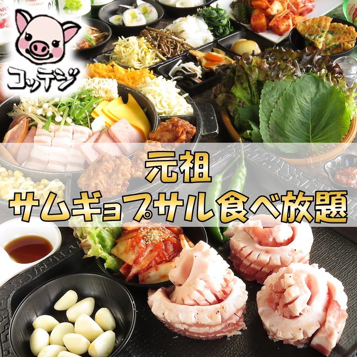 サムギョプサル・UFOフォンデュなど食べ放題プラン3500円～☆