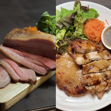 [Double main course] 2-item roast course with 2 hours of all-you-can-drink for 6,000 yen