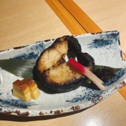 Specialty: Grilled silver cod with saikyo sauce