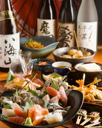 [Washo Arakan Course] (3/1~3/31) Food 8,200 yen + All-you-can-drink 1,800 yen