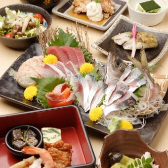 【和匠　鷹の羽コース】（4/1～4/30）料理10,000円 + 飲み放題2,000円