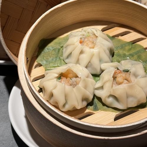 海老ニラ蒸し餃子