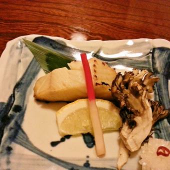 Silver cod with saikyo miso sauce