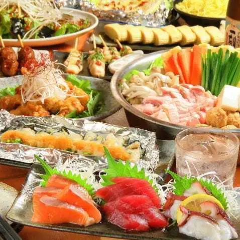 大人気★2時間飲み放題付き宴会コース3960円(税込)～