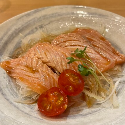 炙りサーモンおろしポン酢
