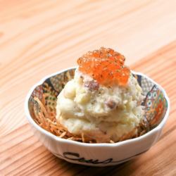 Warm potato salad