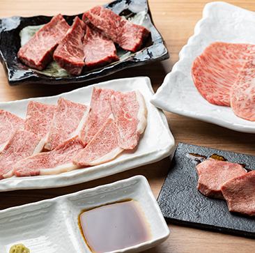 Enjoy A4 and A5 rank Wagyu beef at a reasonable price ♪