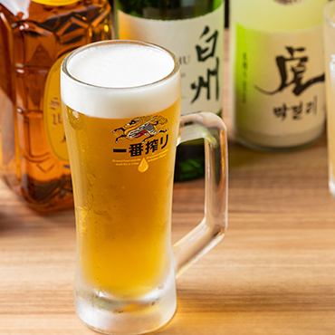 There are plenty of drinks you want to enjoy along with yakiniku!