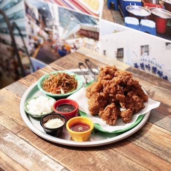 [釜山市場雞肉菜單]炸雞2,970日圓（含稅）
