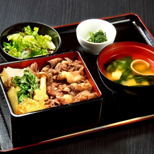 神戸牛すき焼き重【神戸牛120g】