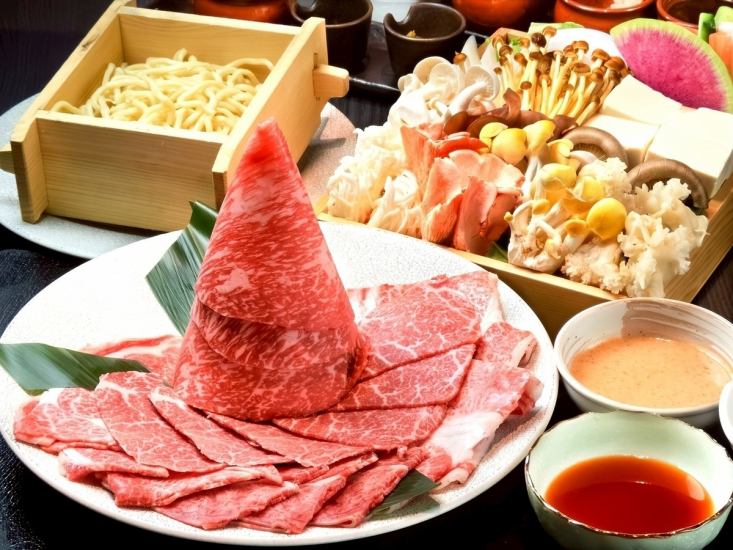 しゃぶしゃぶ・すき焼きを選べる様々なプランご用意