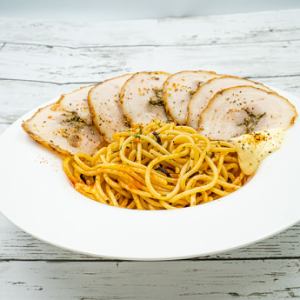 無限ペペロンチーノ　チャーシュー盛