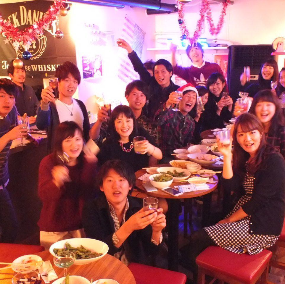 10名以上からご相談可♪2時間飲放付4品料理1600円！お電話下さい